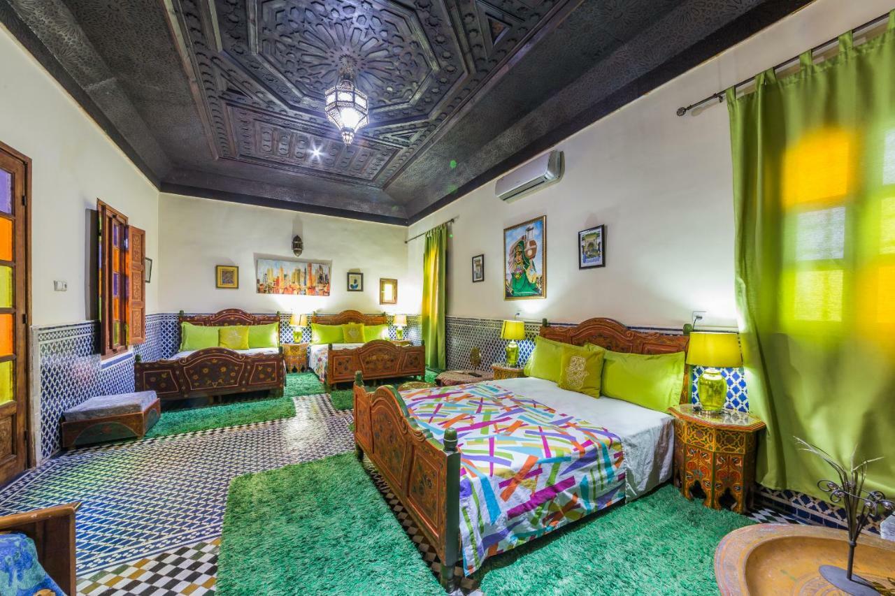 Riad L'Artiste Fès Exteriör bild