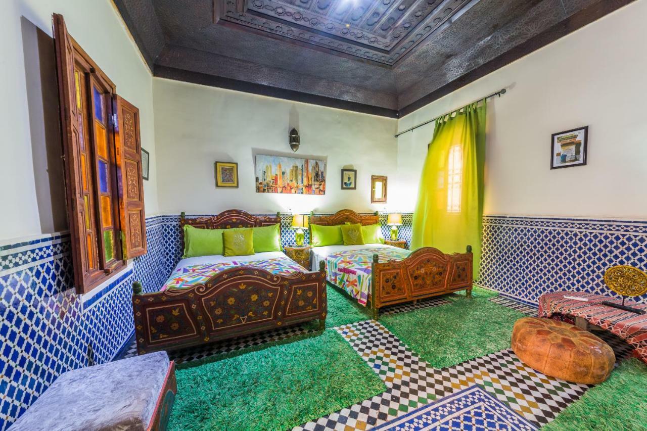 Riad L'Artiste Fès Exteriör bild