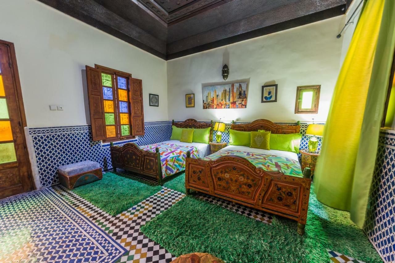Riad L'Artiste Fès Exteriör bild